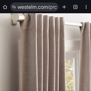 West Elm Gray Textured Fabric